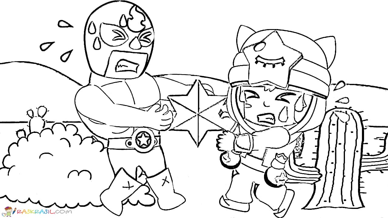 Brawl Stars kolorowanki